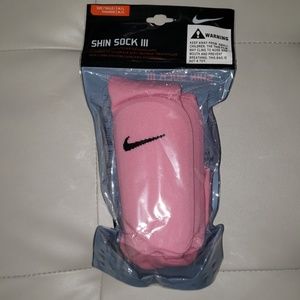 Nike Pink Kids Shin Guard Sock Sleeve